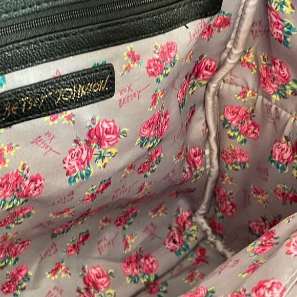 BETSEY JOHNSON Floral Quilted Backpack - Grey Multi - NEW WITH TAGS main image 9